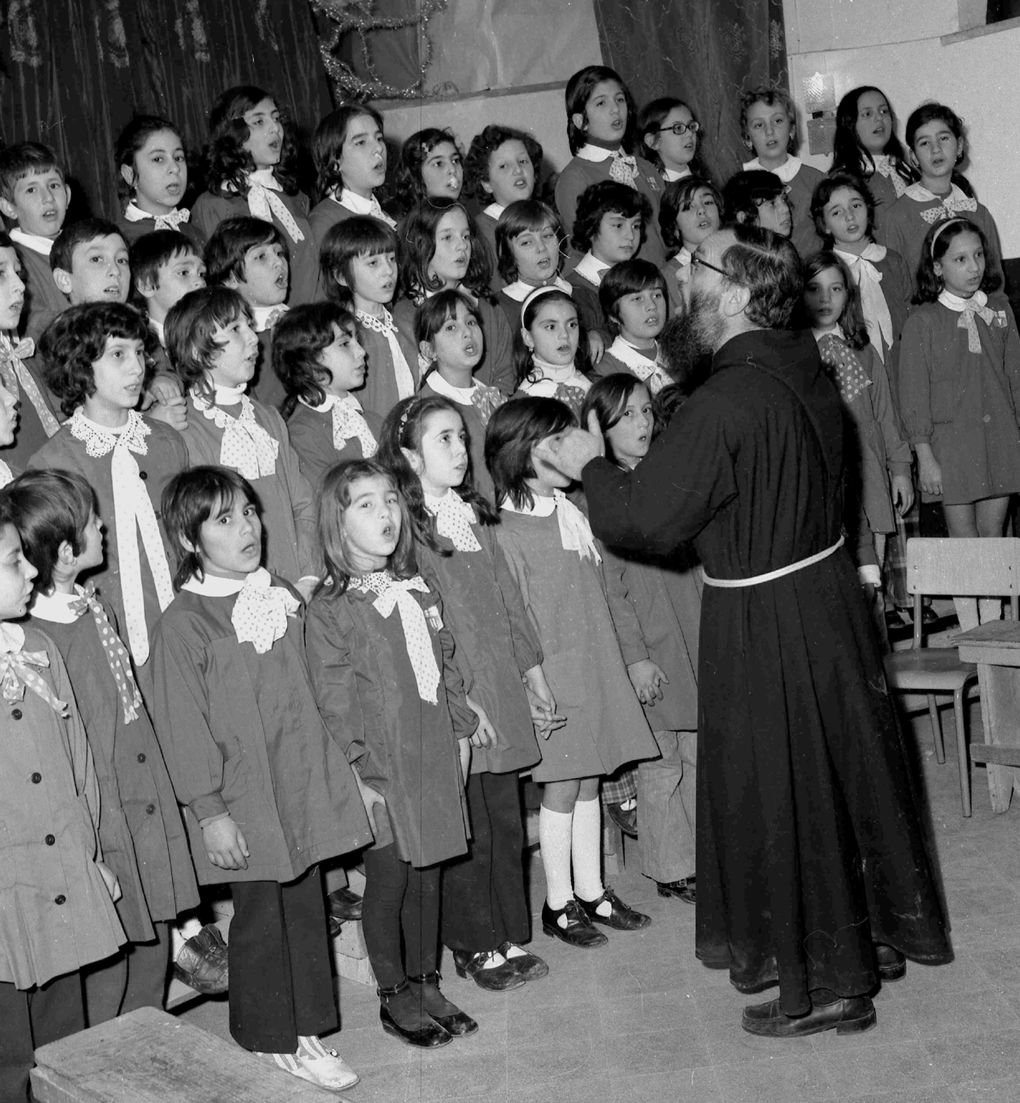 Coro dei bambini scuola elementare, 1971