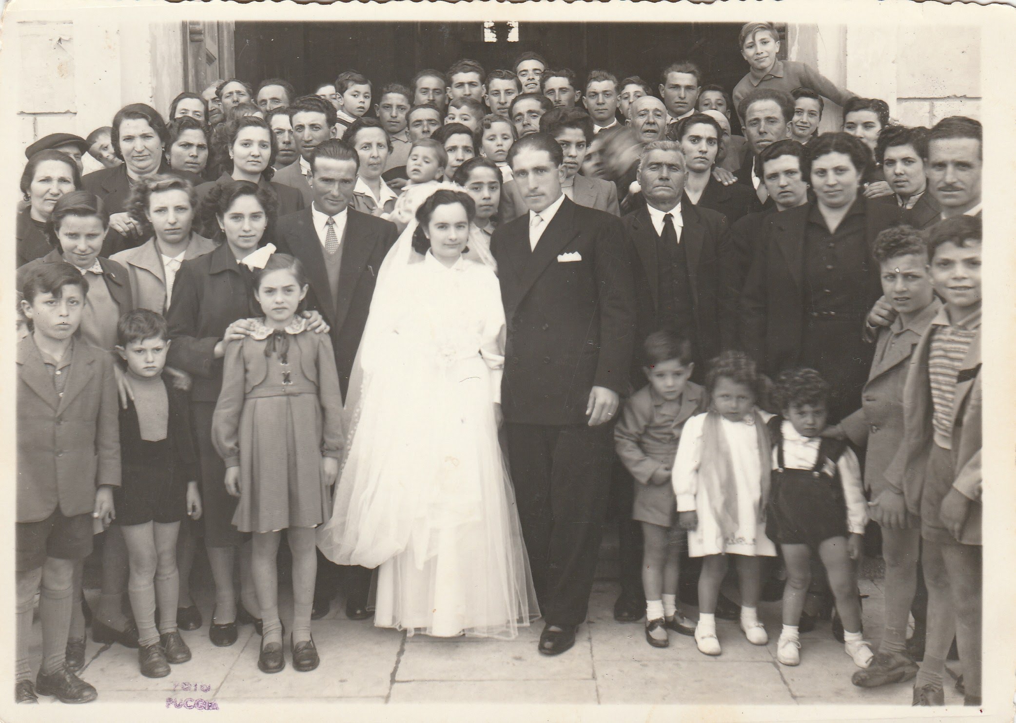 Matrimonio Vincenzo Prestianni con Celestina Fiasconaro 18 Aprile 1953