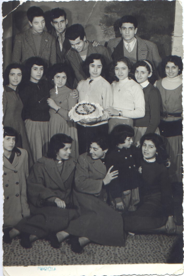 Gruppo sorteggio torta 1957