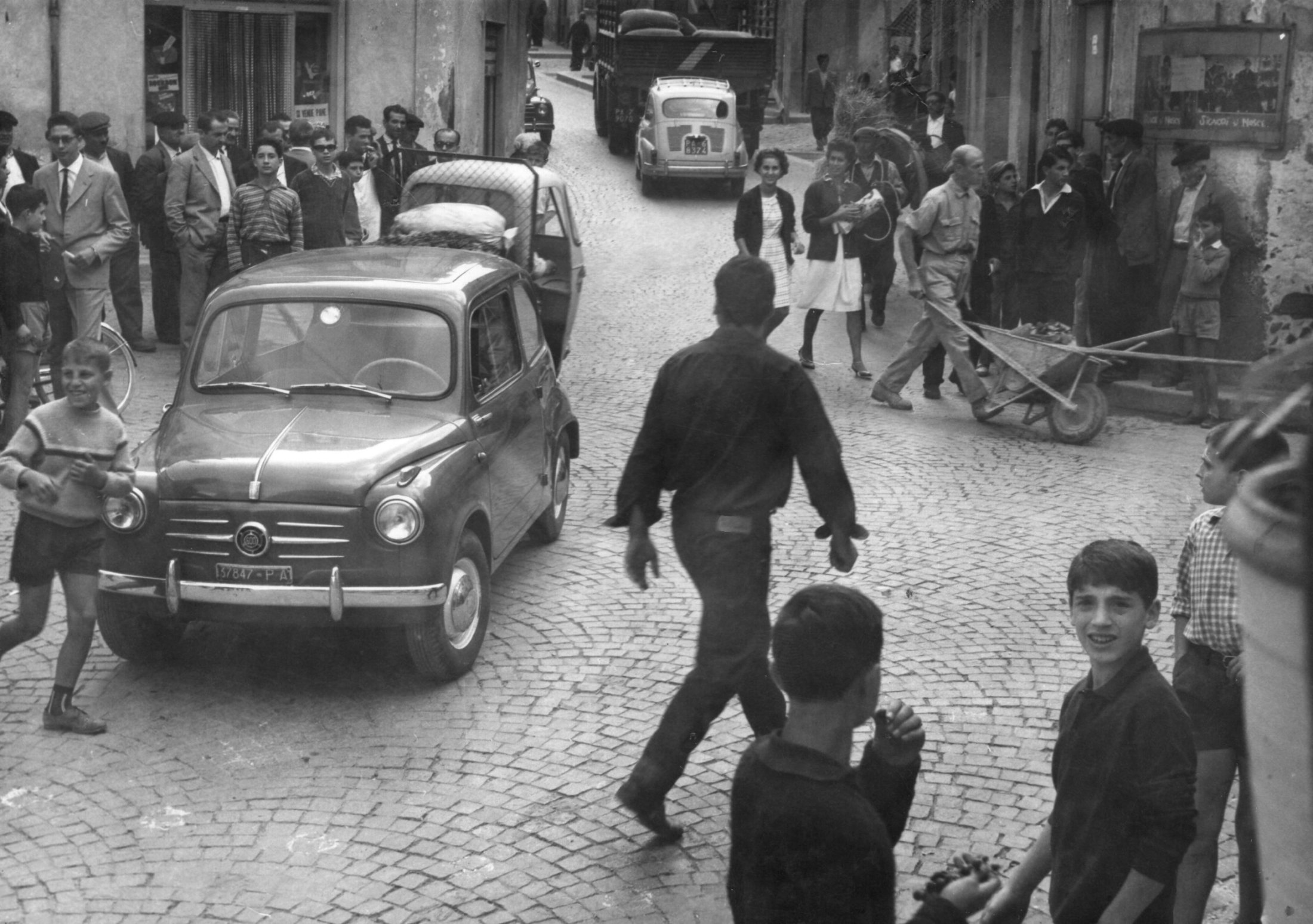 Piazza Matteotti negli anni '60