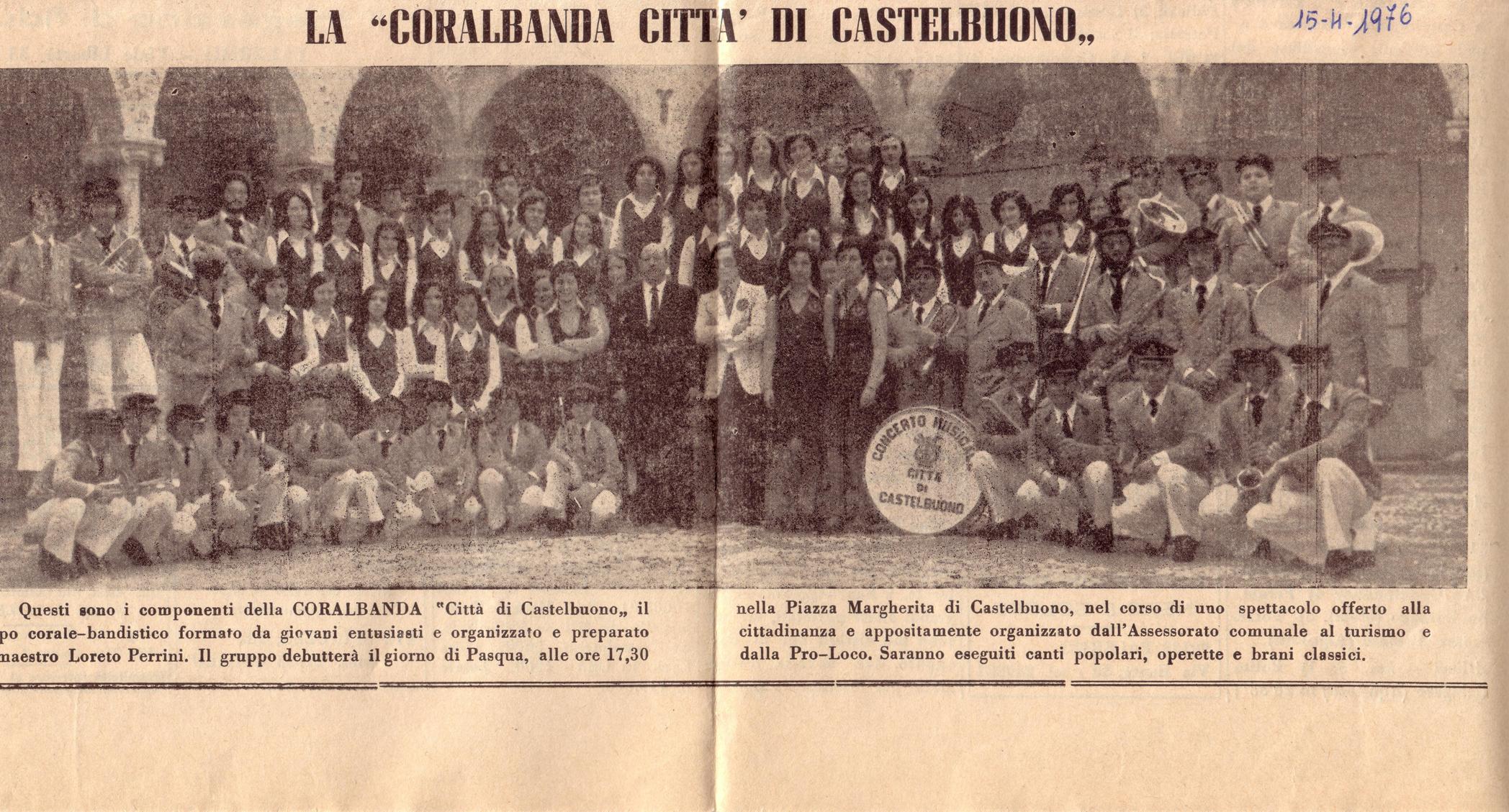 La fondazione della Coralbanda Città di Castelbuono