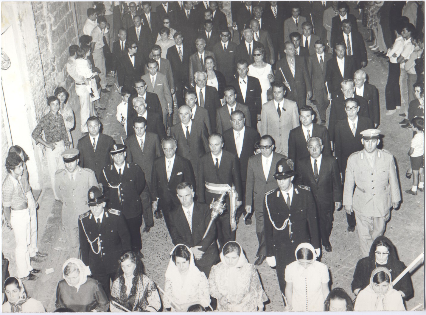 Autorità processione S. Anna 1970