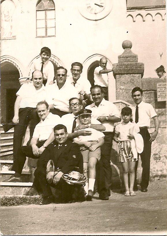 Banda Musicale  presso il santuario di Gibilmanna nel 1965