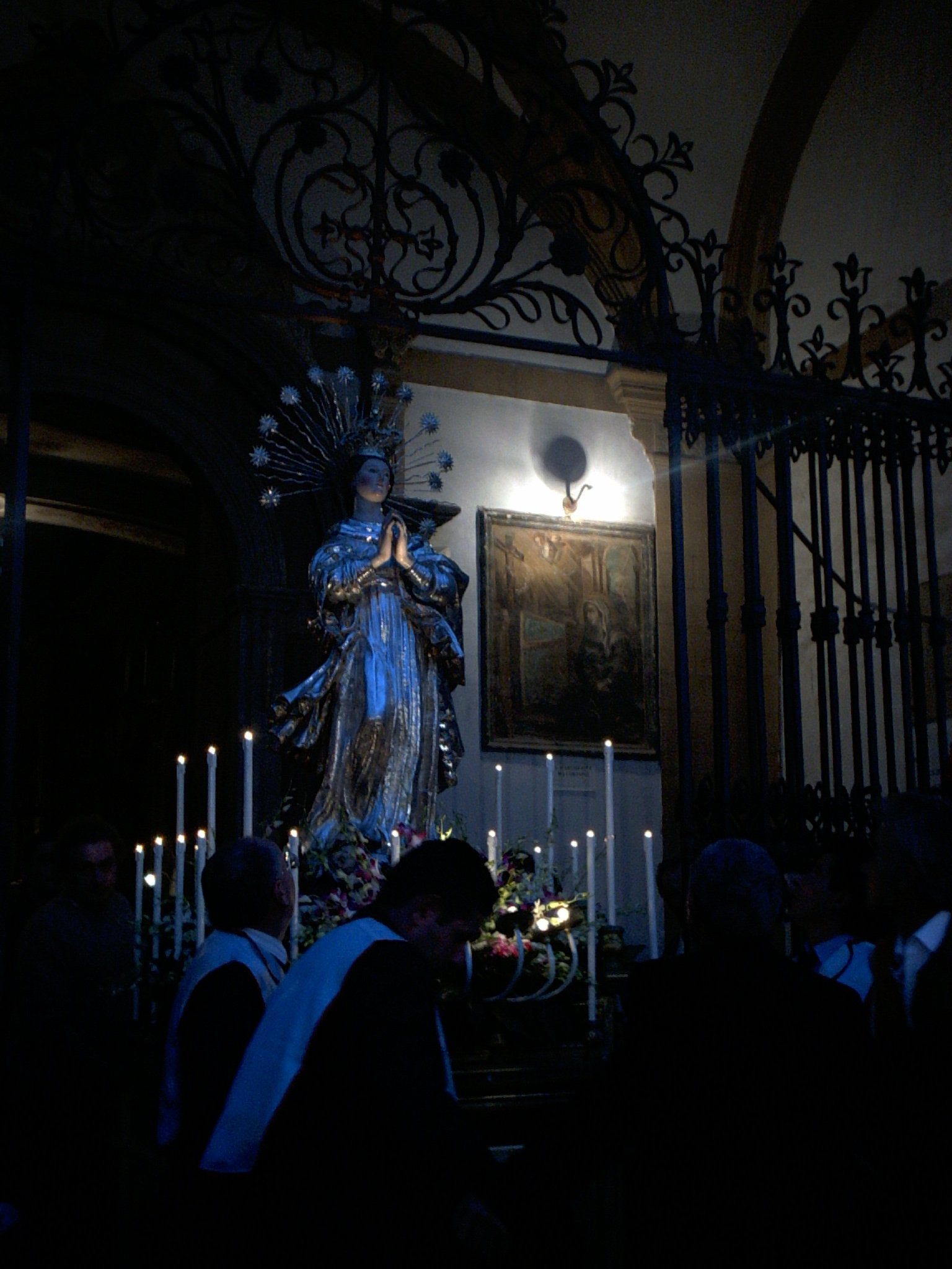 Processione straordinaria della Madonna Immacolata in occasione del 150 anniversario del dogma dell'Immacolata Concezione. 8 dicembre 2004