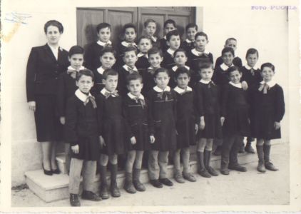 Foto di gruppo classe IV elementare 1959/60 