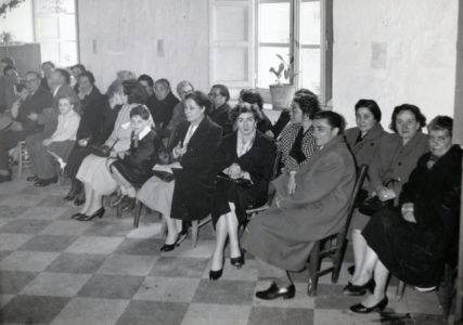 Manifestazione scuola elementare 1953