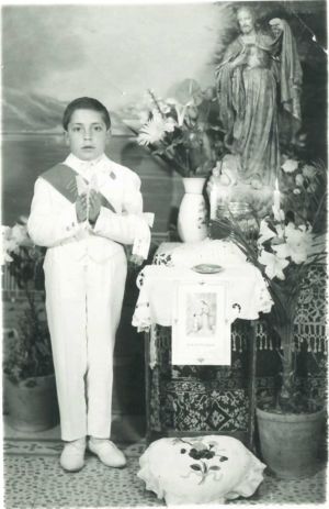 Foto ricordo Conoscenti Santo "Prima comunione 1961"