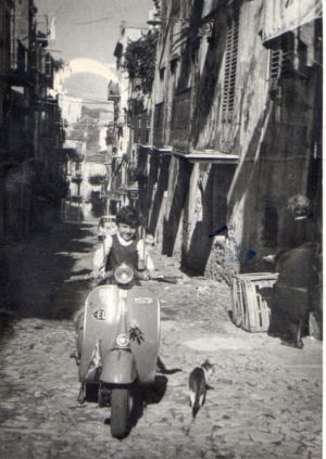 La via Gugliuzza negli anni '60