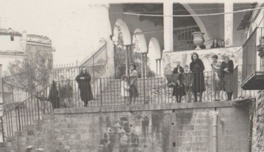 Il portico di S'Antonino negli anni '50