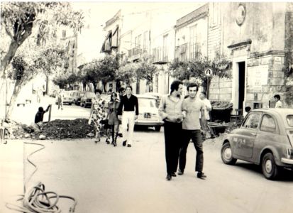 La via Sant'anna nel 1970