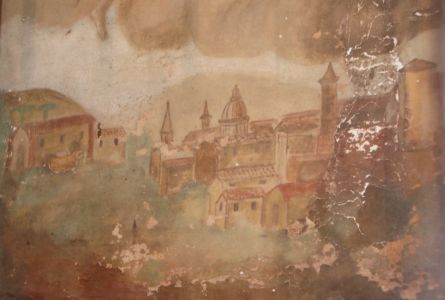 Paesaggio urbano di Castelbuono alla fine del XVIII sec. raffigurato nell'edicola di Corso Umberto I