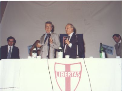 Gli Onorevoli Forlani e Carollo
