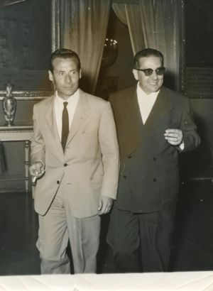 L'On. Luigi Carollo con Vincenzino Prestianni