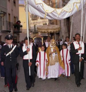 Processione del Corpus Domini anni 90