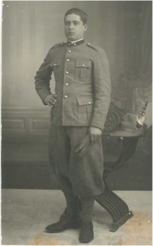 Foto Conoscenti Santo: Ricordo soldato servizio di leva anno 1932