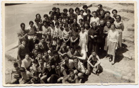 foto di gruppo Scuola Media 1956